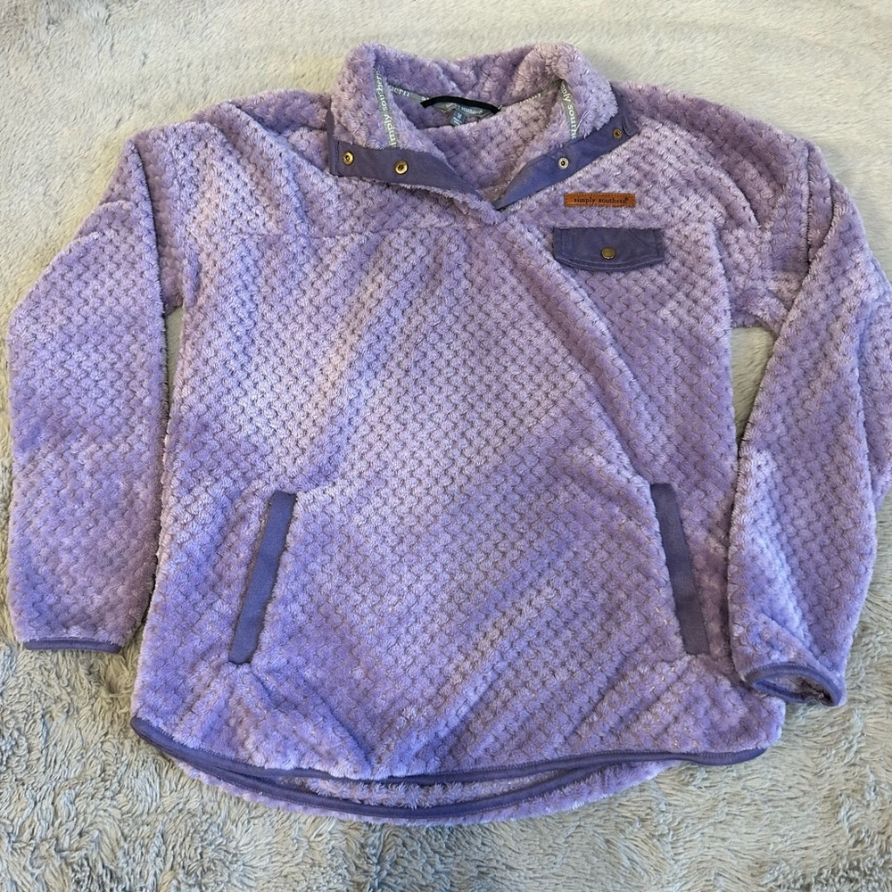 Simply Southern Purple Pull over
size: Medium